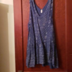 Slate blue with sun burst free people top